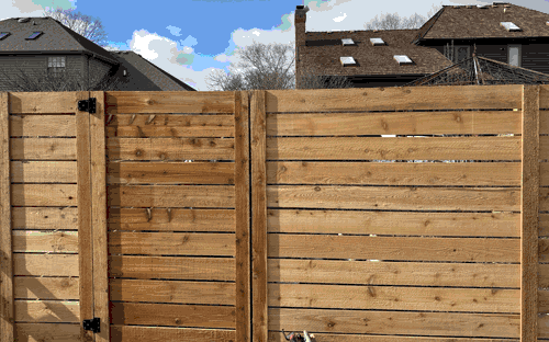 horizontal fence